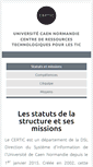 Mobile Screenshot of certic.unicaen.fr