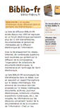 Mobile Screenshot of biblio-fr.info.unicaen.fr