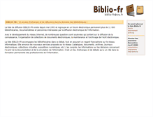 Tablet Screenshot of biblio-fr.info.unicaen.fr