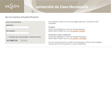 Tablet Screenshot of cas.unicaen.fr
