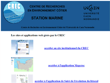 Tablet Screenshot of crec.unicaen.fr