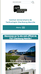 Mobile Screenshot of iutcherbourgmanche.unicaen.fr