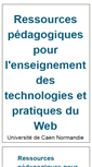 Mobile Screenshot of ensweb.users.info.unicaen.fr