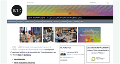 Desktop Screenshot of esix.unicaen.fr