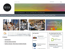 Tablet Screenshot of esix.unicaen.fr