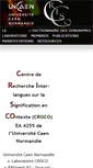Mobile Screenshot of crisco.unicaen.fr